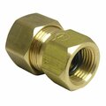 Wayne Water Systems 0.25 Female x 0.375 Male Compresion Brass Adapter, 6PK 208126